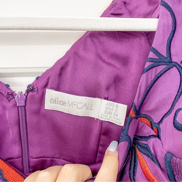 Alice McCall Ms Rose Embroidered Floral Mini Dress - Picture 7 of 9